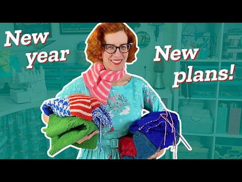 New year, new vintage sewing & knitting plans! 🎉
