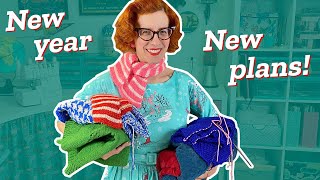 New year, new vintage sewing & knitting plans! 🎉