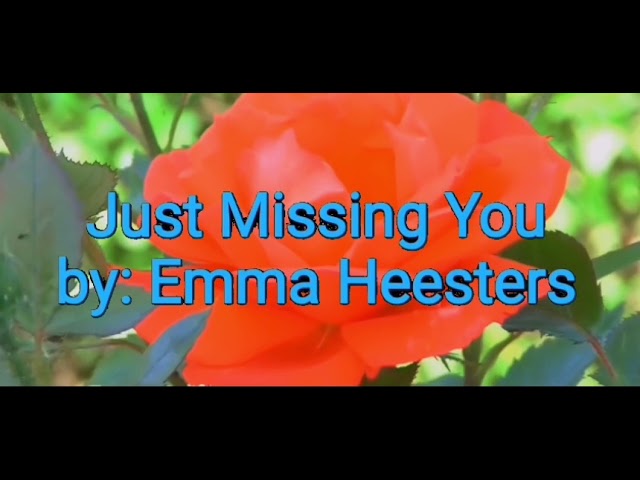 Just Missing You by: Emma Heesters (with lyrics)