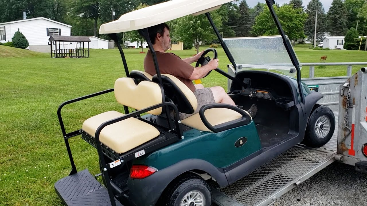 ClubCar - Recently bought 2 old club cars to get around the homestead