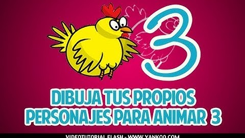 Dibujo de Personajes en Flash (gallina) 3/3