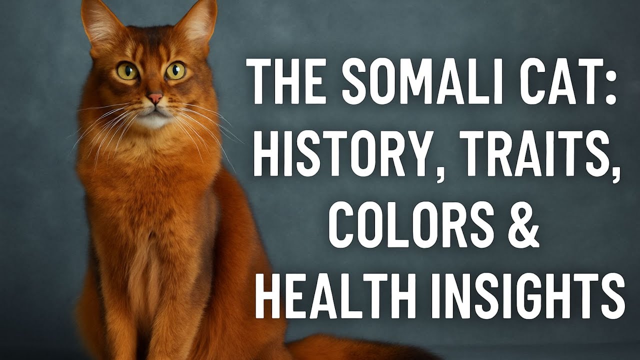 The Somali Cat | History, Traits, Colors & Health Insights