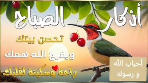 أذكار الصباح ☀️ بصوت يريح قلبك جدا 💚 حصن نفسك وبيتك من الشيطان