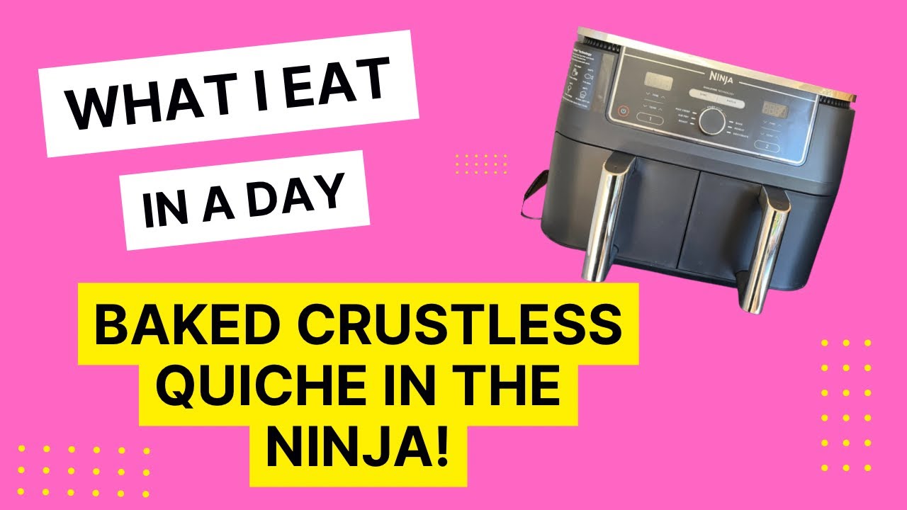 What I Eat In A Day Experimenting In The Ninja Foodi Max Dual Zone 