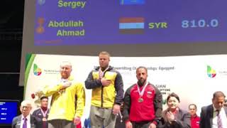 Вайгант Сергей. Награждение. Чемпионат Азии 2019 года