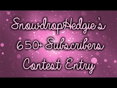 do it yourself pest control coupon SnowdropHedgie's 650+ Subscriber Contest