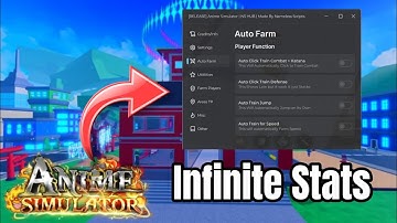 Anime Simulator Script | Auto Farm Stats + Auto Farm Players and More!!