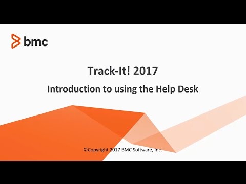 Track It 2019 Introduction To Using Help Desk Features Youtube