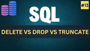 Del vs Drop vs Truncate| SQL Tutorial in Hindi 13 #SQLCourse #LearnSQL #DataAnalysis #SQLTutorial