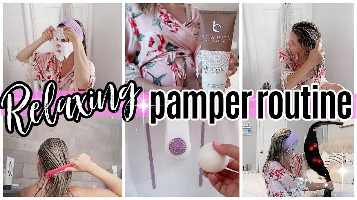 *NEW* PAMPER ROUTINE 2020 // AT HOME SPA DAY // SELF CARE DAY 2020 TIFFANI BEASTON HOMEMAKING SAHM