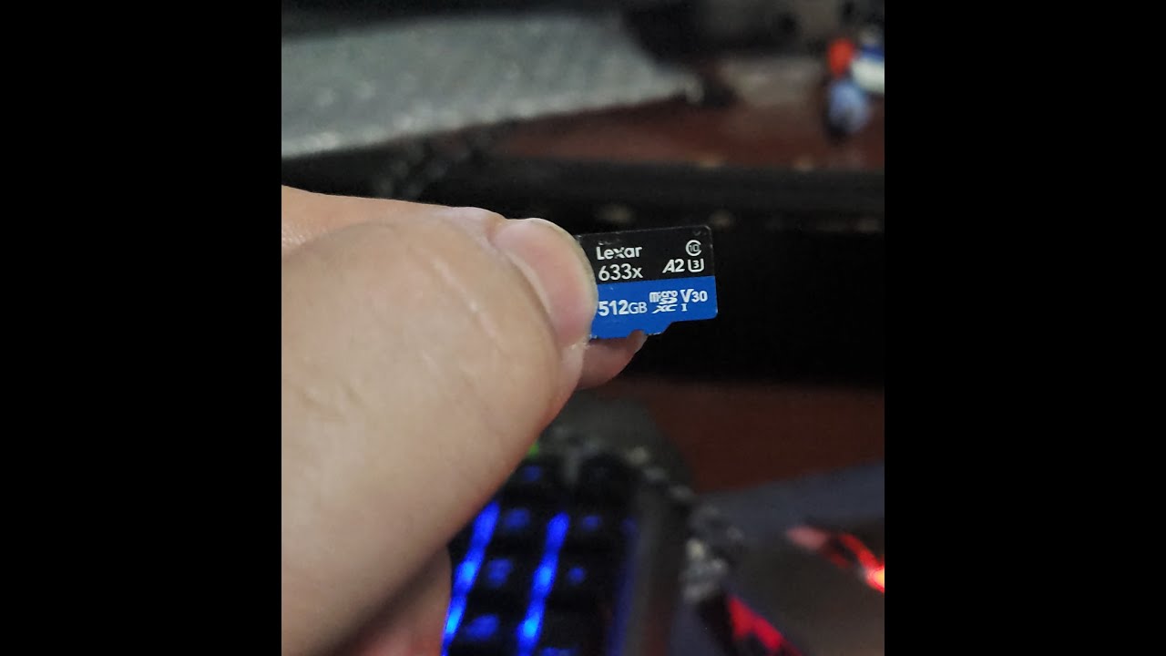 MicroSD lexar 512GB fake ! 8GB real capacity - YouTube