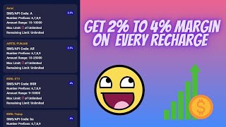 Unlimited earning  on all mobile recharge , DTH recharge , elec bill payment   get 2% to 4% margin screenshot 5