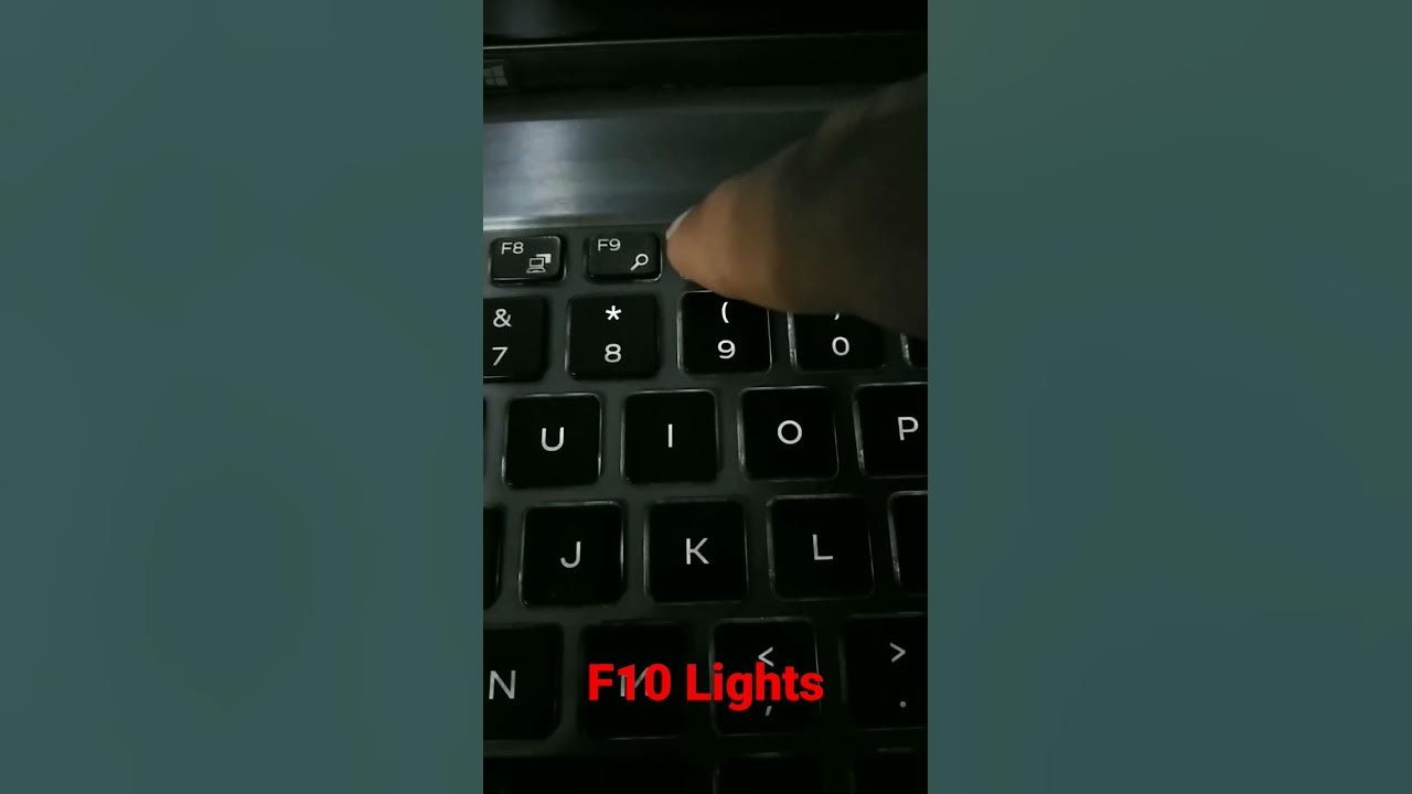 how-to-turn-on-dell-laptop-keyboard-lights-f10-youtube