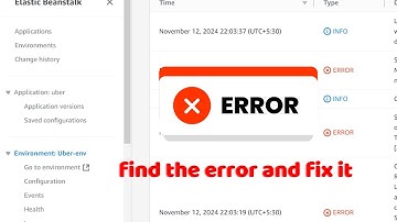FIX AWS Elastic Beanstalk Errors NOW!