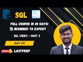 Day 20 of SQL | SQL Views  -  part 2  |  30 Days of SQL
