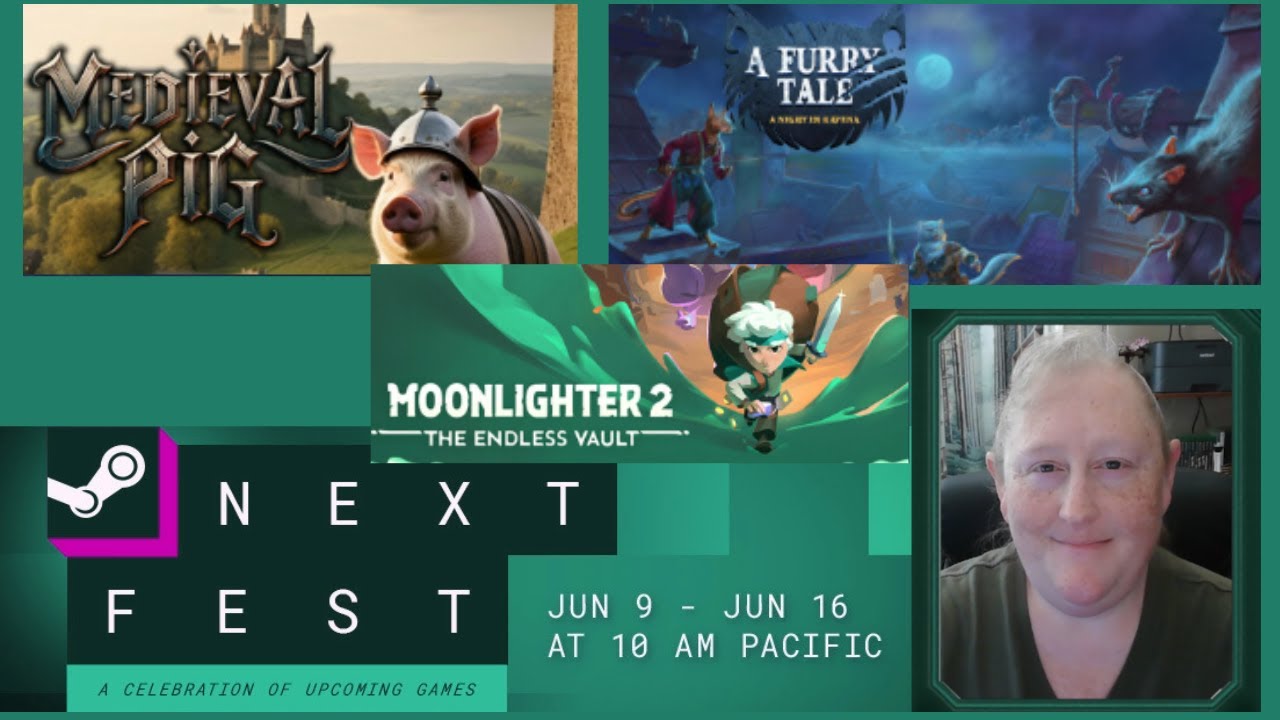 Steam Next Fest is Here!!! - Let's Play Some RPG Demos! (Moonlighter 2, Furry Tale, Medieval Pig)
