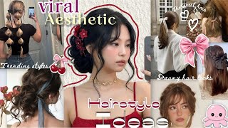 Viral Aesthetic Hairstyle Ideas For Girls 🪄💡| This Hairstyles Are Breaking The Internet 💫 |  screenshot 3