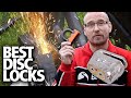 The best motorcycle disc lock: Angle grinder and hammer attack destruction review