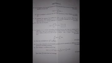 past paper M.sc Mathematics part 1 2019 Real Analysis