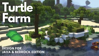 TURTLE FARM | Minecraft Tutorial | Java & Bedrock [1.20+]