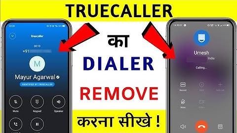 How to disable truecaller as default dialer | Truecaller ke dialer ko kaise hataye | Truecaller Dial