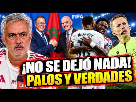🚨🚨¡PALO DE MOURINHO A LOS ÁRBITROS, LA FINAL DEL MUNDIAL EN MARRUECOS Y PITOS A VINICIUS Y MBAPPE!