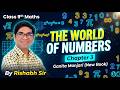 The world of numbers | Class9th | Ch - 3 | Ganita Manjari | By Rishabh sir | class 3