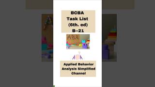 BCBA Task List: Identify Examples of Processes that Promote Emergent Relations ....