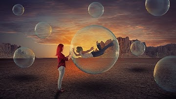 Magic bubble photo manipulation | photoshop tutorial cc