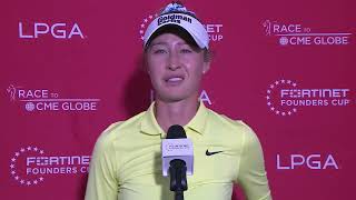 Nelly Korda Says One Mistake Cost Her at the Founders Cup