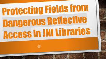 Protecting Fields from Dangerous Reflective Access in JNI Libraries