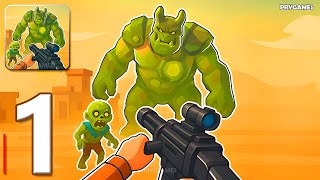 Zombie Road: Merge Shooter - Gameplay Walkthrough Part 1 - Zombie Car Gun Survival (Android, iOS) screenshot 4