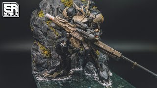 Gunpla Custom Build  Barbatos Lupus Diorama