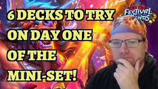 6 Decks to Try on Day One of the Audiopocalypse Mini-Set! Hearthstone Festival of Legends
