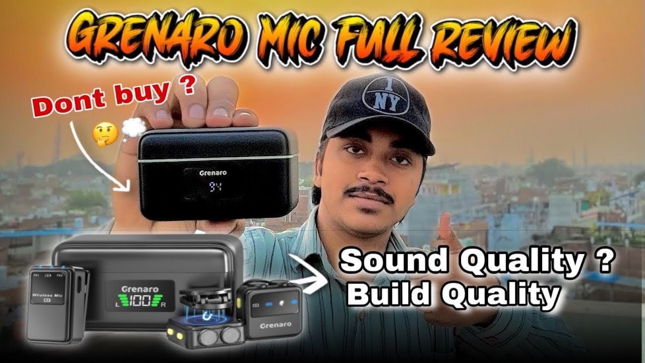 Grenaro P10 Mic Full Review | Best Budget Wireless Mic for YouTube & Vlogging 2025 | Full Review