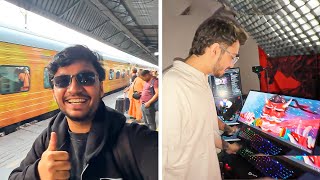 Hydra Bhai ka Setup Reveal ! First Train Experience ! Vlog 31