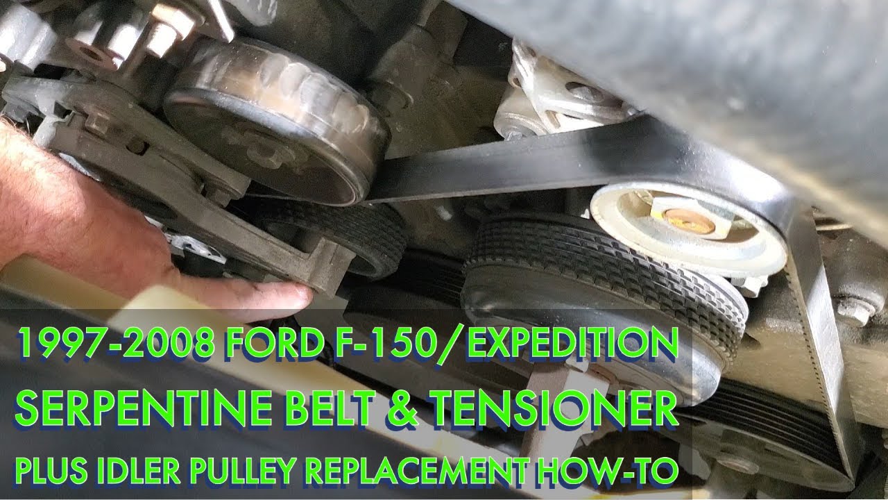 Ford F-150 Belt Tensioner, Serpentine Belt, and Idler Pulley ...