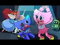 Poor Jail Huggy Wuggy (Feat.Boogie Bot)| HUGGY WUGGY IS SO SAD WITH PLAYER! Poppy Playtime Animation