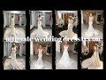 ULTIMATE & epic wedding dress try on | I went wedding dress shopping 8 times!