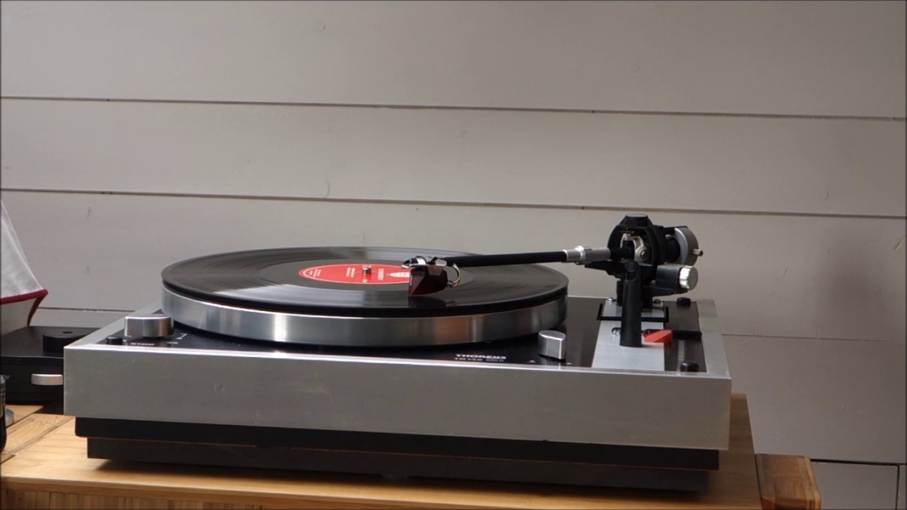 1976 Vintage Plattenspieler Thorens TD 145 MKII mit Stanton 500