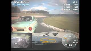 Masters Touring Cars, big Lotus Cortina dice with Nigel winning at Donington Park