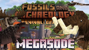 I spent 1500 DAYS building Dinosaur Park - Fossils and Archaeology Survival (Episodes 5-8)