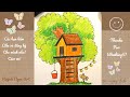 #Behocve | Cách Vẽ Nhà Trên Cây Đơn Giản | Bé Học Vẽ - Youtube