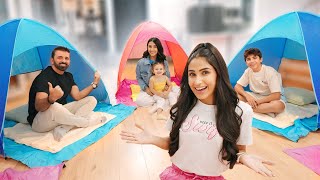 Thumbnail for عملنا خيمة لكل شخص في بيتنا ⛺ (مع سينما)