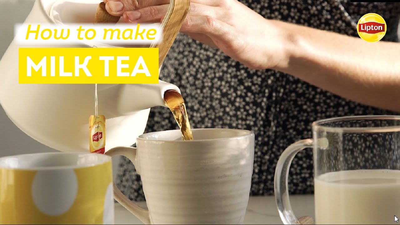 How To Make Milk Tea With Lipton - Youtube