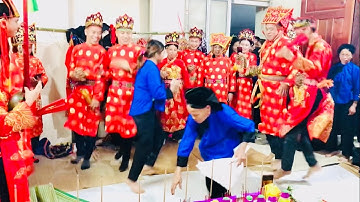 Các thầy hát nhảy then cực hay, tưng bừng, rôm rả, lẩu then Thế bản thí. P6 Tăng binh mã