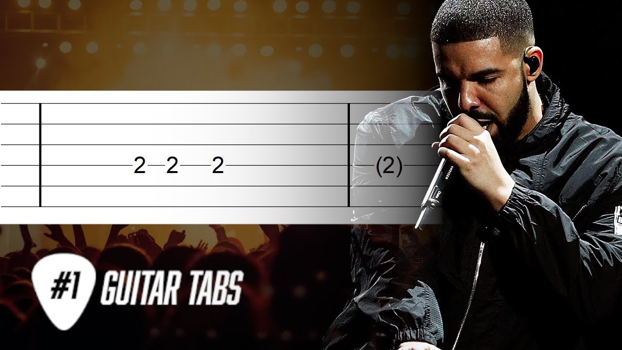 Drake - In My Feelings (Guitar Tab tutorial)