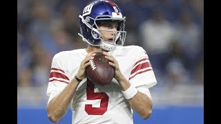 Davis Webb QB NY Giants Film Review vs Lions