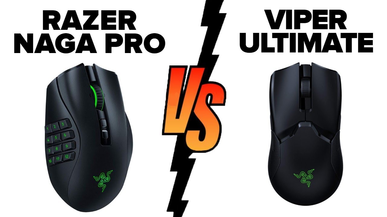 Razer Naga Pro vs Razer Viper Ultimate - Which Mouse Is Better