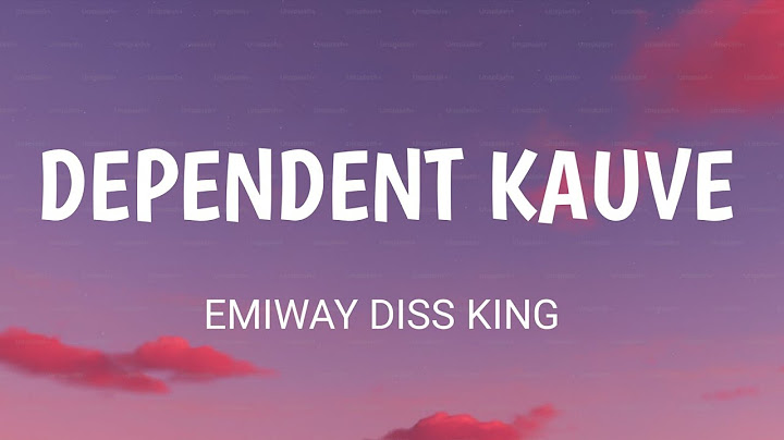 EMIWAY BANTAI - DEPENDENT KAUVE (LYRICS )